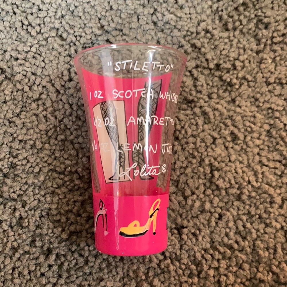 LOLITA STILETTO SHOT GLASS 2 OZ